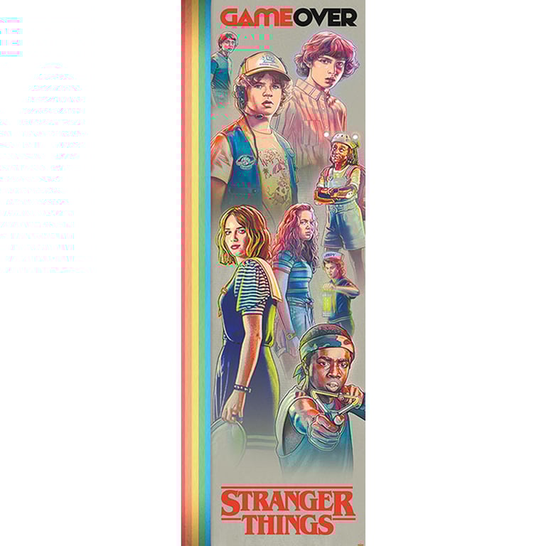 Stranger Things Door Poster - High Resolution TV Show Artwork for Home Decor