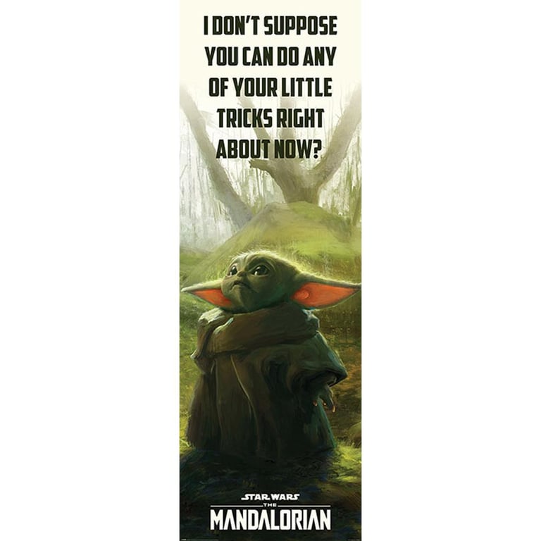 Star Wars Mandalorian Door Poster - High Resolution 150gsm Gloss Print