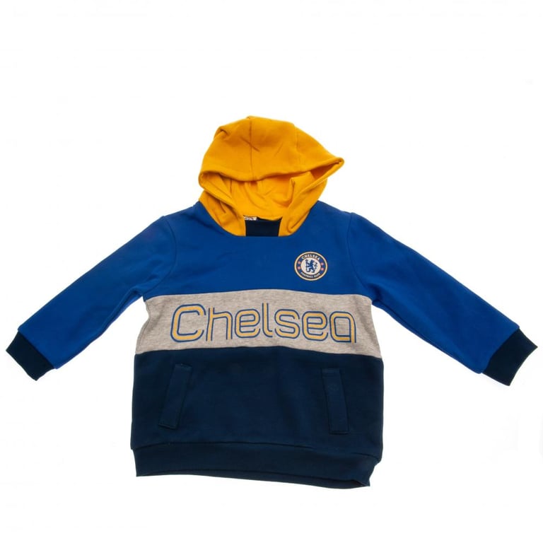 Chelsea FC Baby Hoodie - Soft Cotton Hoody with Embroidered Crest, 3-6 Months