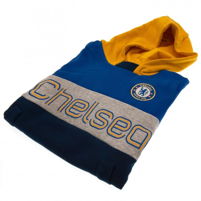 Chelsea FC Baby Hoodie - Soft Cotton Hoody with Embroidered Crest, 3-6 Months