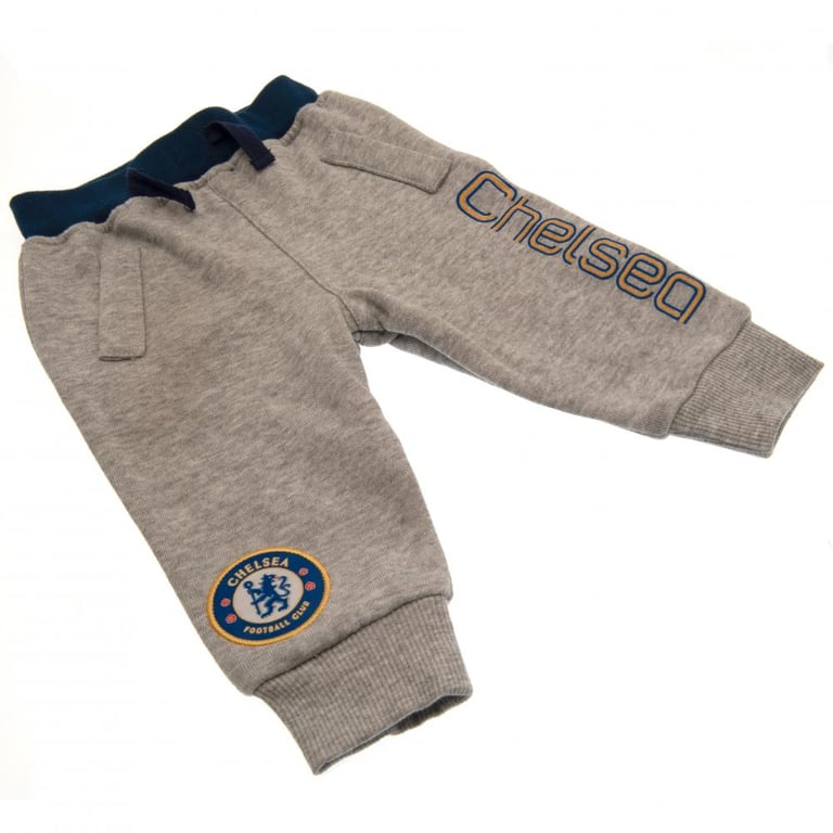 Chelsea FC Baby Joggers - Soft Cotton & Embroidered Crest Design