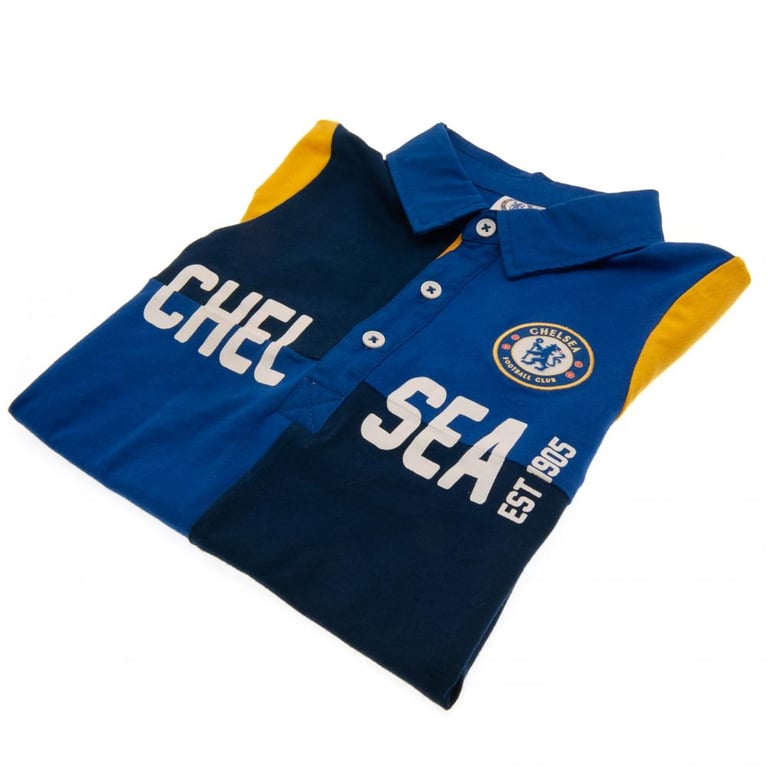 Chelsea FC Baby Rugby Jersey - Soft 100 Cotton Fit