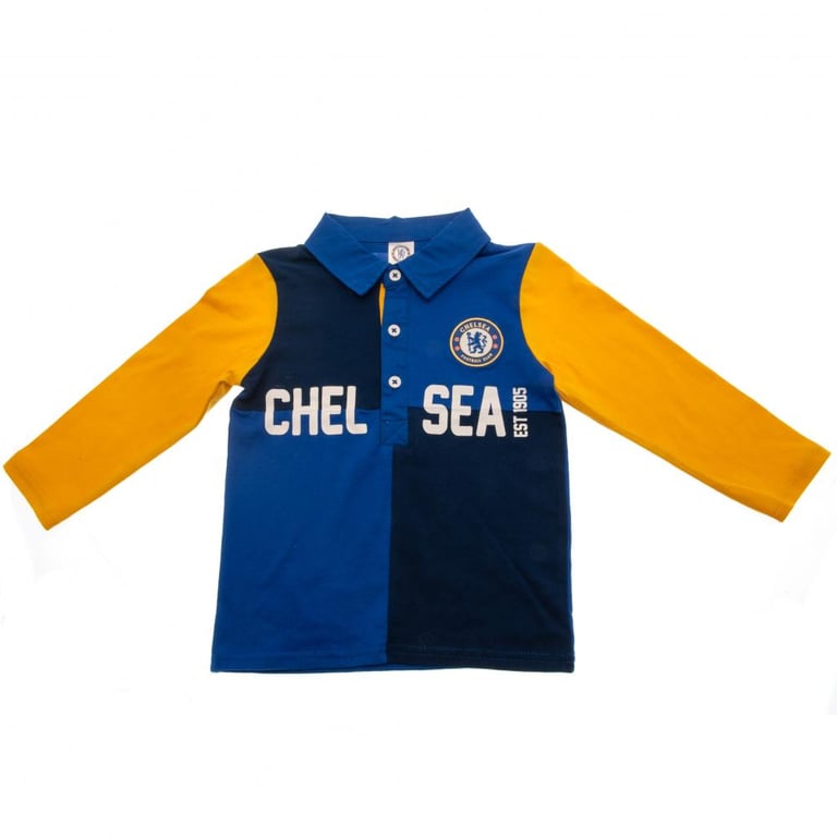 Chelsea FC Baby Rugby Jersey - Soft 100 Cotton Fit