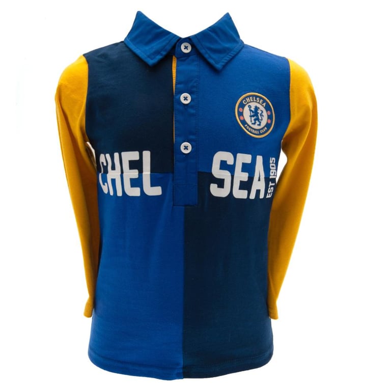 Chelsea FC Baby Rugby Jersey - Soft 100 Cotton Fit
