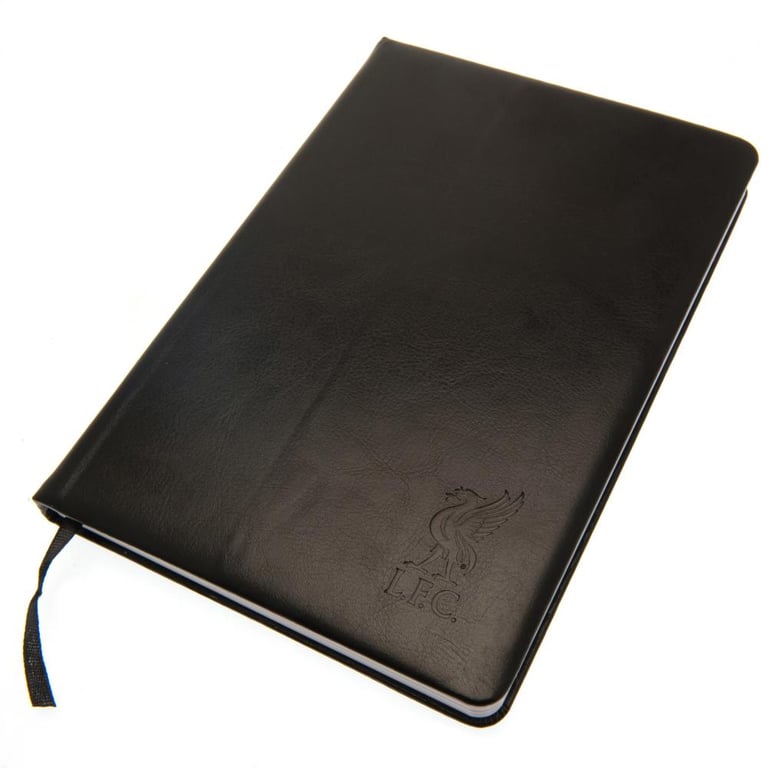 Liverpool FC Embossed Crest A5 Notebook - Ruled Pages & Bookmark Included