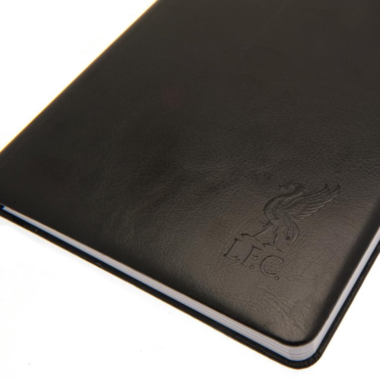 Liverpool FC Embossed Crest A5 Notebook - Ruled Pages & Bookmark Included