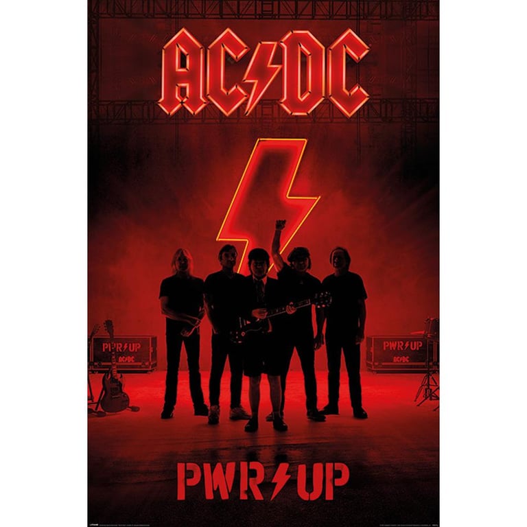 AC/DC PWR UP Maxi Poster - High Resolution Artwork on 150gsm Gloss Paper