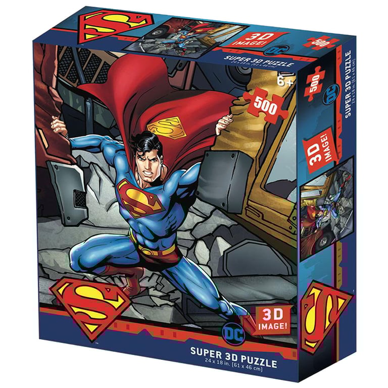Superman 500pc 3D Moving Image Puzzle