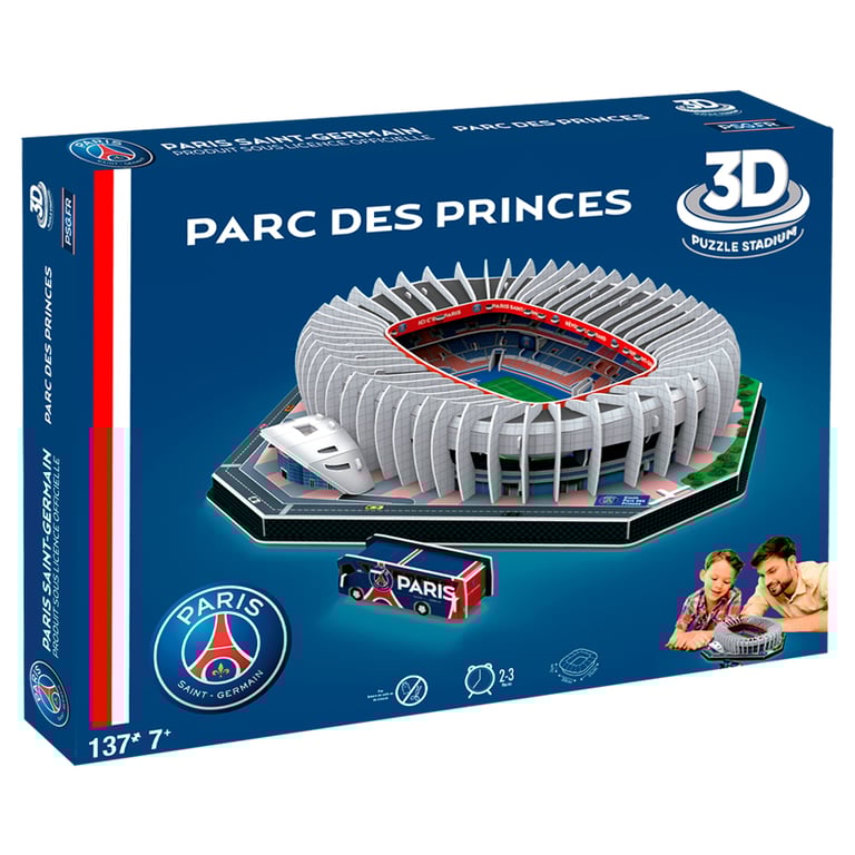 Paris Saint Germain FC 137-Piece 3D Park des Princes Stadium Puzzle