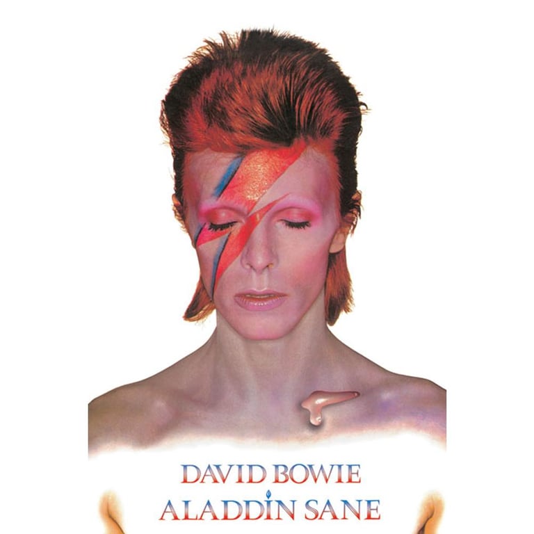 David Bowie Aladdin Sane Maxi Poster - High Resolution Artwork on Gloss Paper