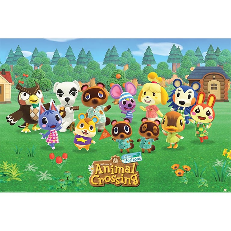 High Resolution Animal Crossing Game Character Poster (82cm) - Gloss Paper Print