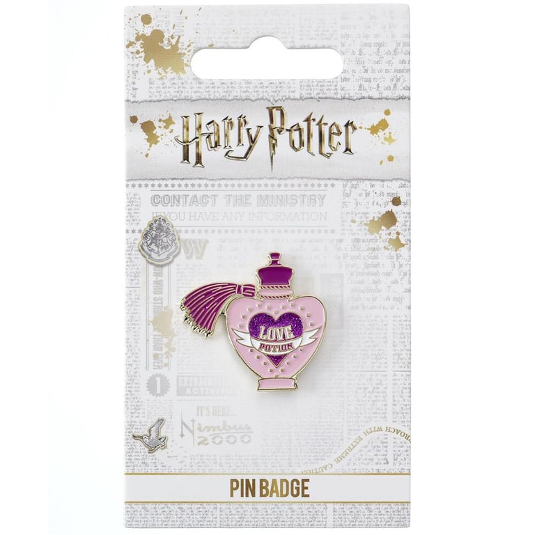Harry Potter Enamel Pin Badge - Love Potion on Butterfly Clasp Fixing
