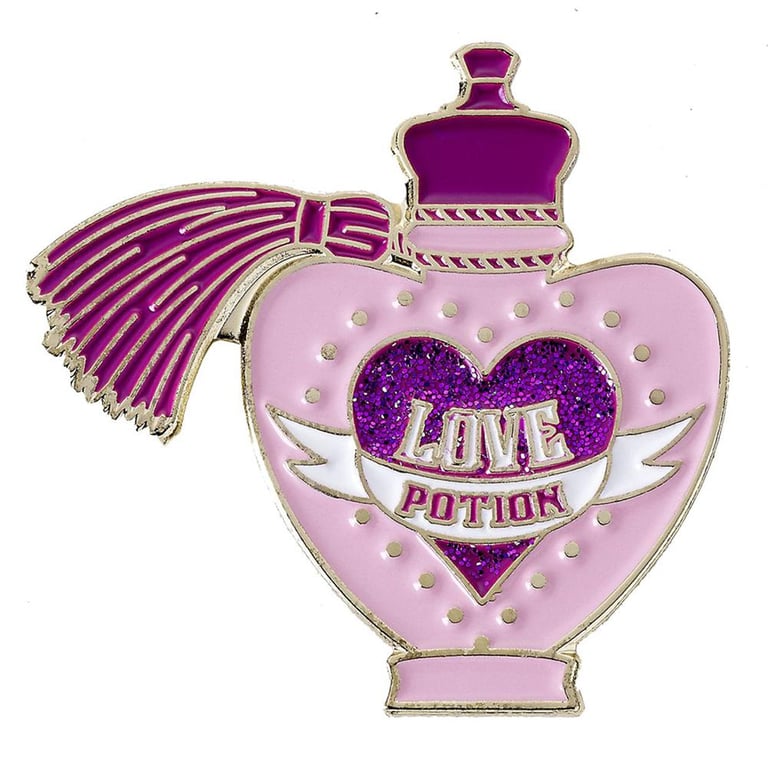 Harry Potter Enamel Pin Badge - Love Potion on Butterfly Clasp Fixing