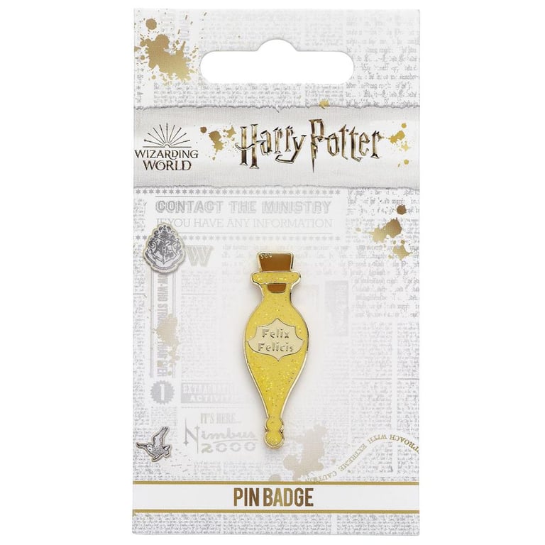 Harry Potter Felix Felicis Enamel Pin - Liquid Luck Charm Accessory
