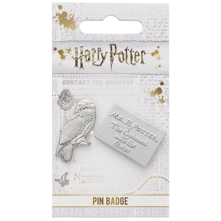Harry Potter Hedwig Owl & Hogwarts Acceptance Letter Enamel Pin Badge
