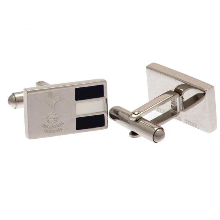 Tottenham Hotspur FC Engraved Stainless Steel Chrome Cufflinks