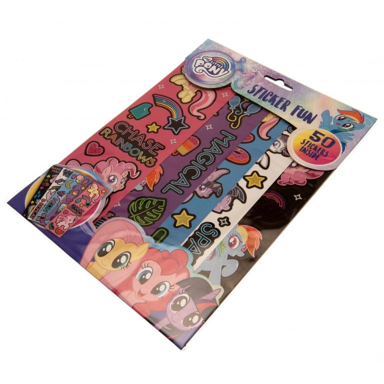 My Little Pony Sticker Fun - 50 Colorful Self-Adhesive Vinyl Decals