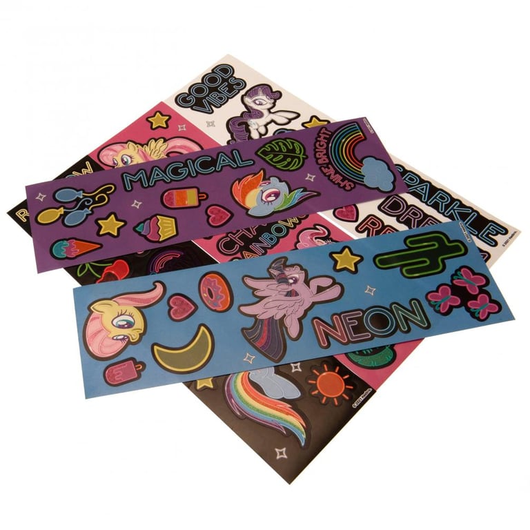 My Little Pony Sticker Fun - 50 Colorful Self-Adhesive Vinyl Decals