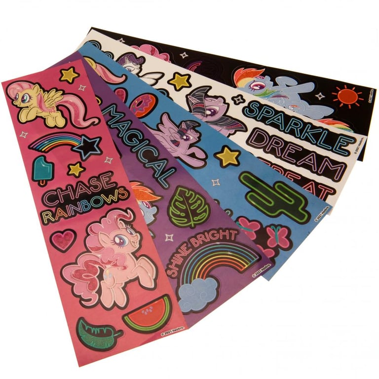 My Little Pony Sticker Fun - 50 Colorful Self-Adhesive Vinyl Decals