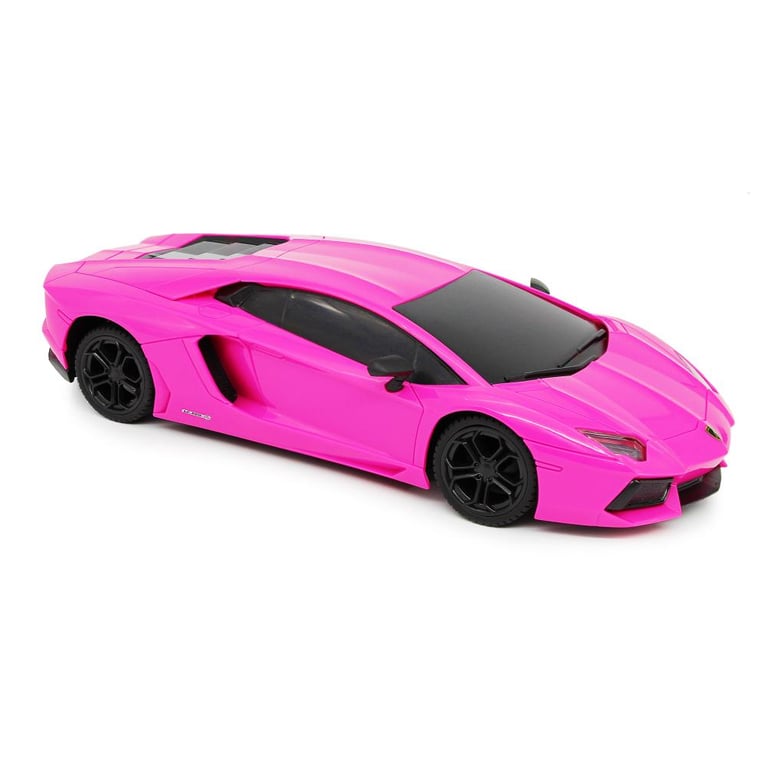 Lamborghini Aventador 1:24 Scale Radio Controlled Car - High Detail LED Headlights & Spring Suspension