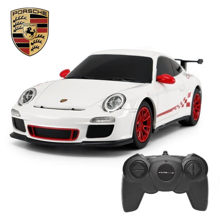 Porsche GT3 RS 1:24 Scale Radio Controlled Car with Spring Suspension and Remote Control