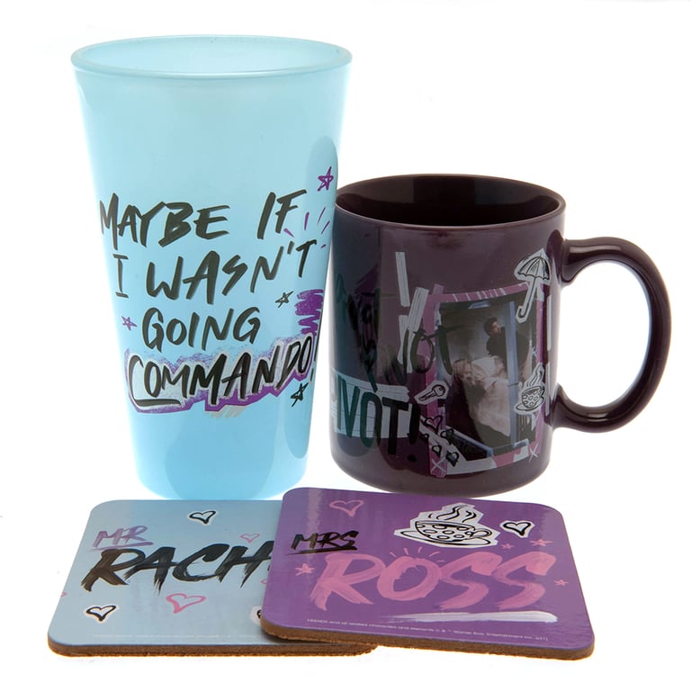 Friends Gift Set - Classic TV Series Artwork Coffee Mug & Coasters