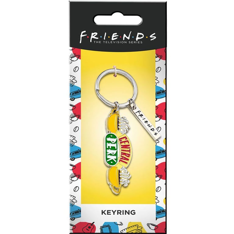 Central Perk Metal Die Stamped Charm Keyring