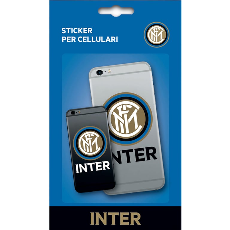 Inter Milan High Quality Universal Tech Sticker - Removable Phone Decal with Full Color Crest