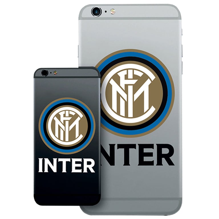 Inter Milan High Quality Universal Tech Sticker - Removable Phone Decal with Full Color Crest
