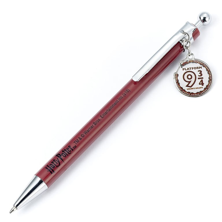 Harry Potter Silver Tip 9 & 3 Quarters Ballpoint Pen - Writes in Black Ink
