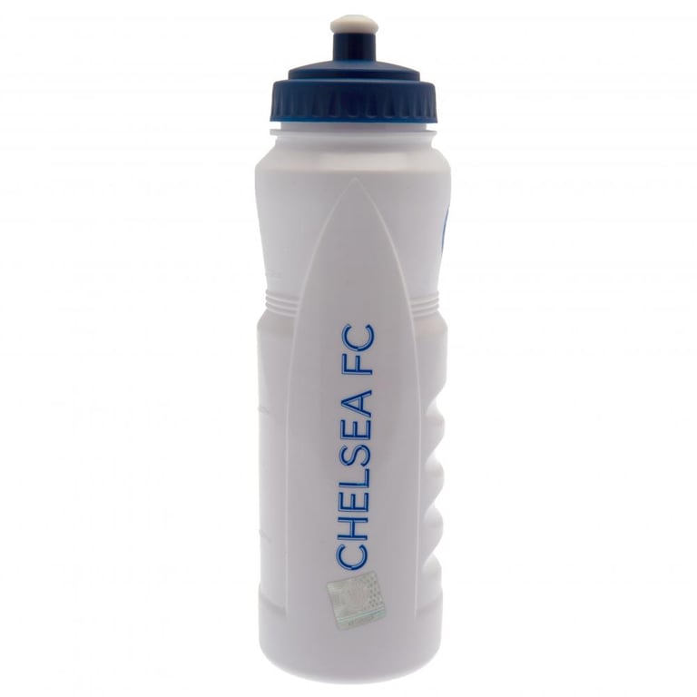 Chelsea FC Crested Sports Bottle - Blue Lid and Screw Top Design