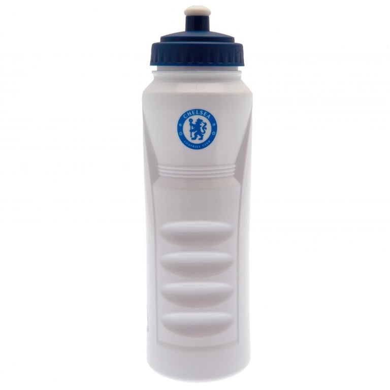 Chelsea FC Crested Sports Bottle - Blue Lid and Screw Top Design
