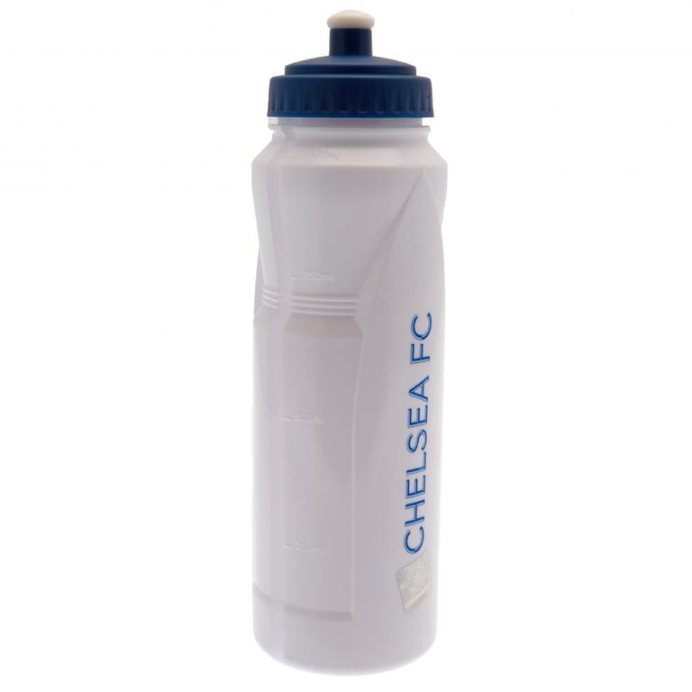 Chelsea FC Crested Sports Bottle - Blue Lid and Screw Top Design