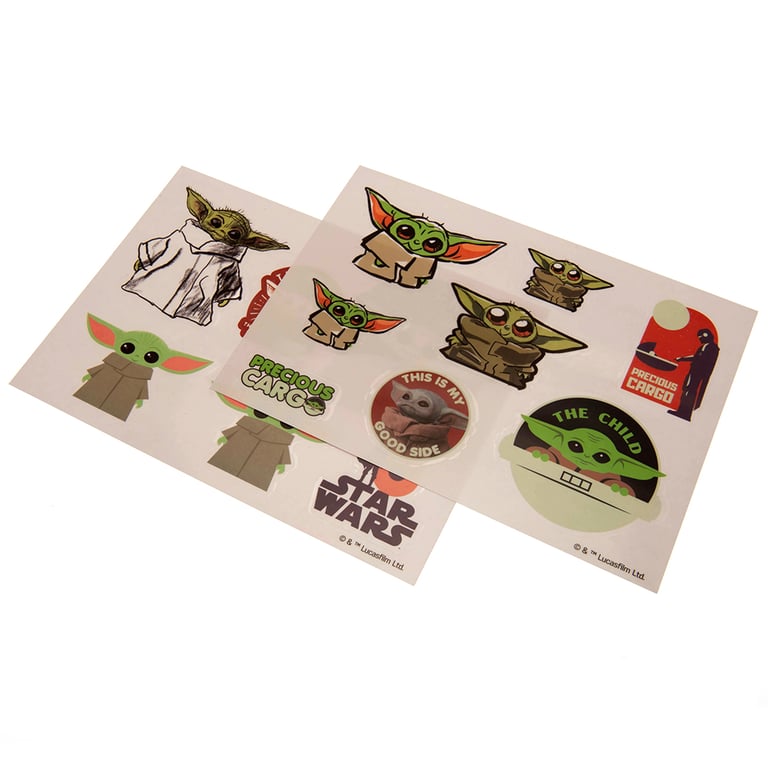 Star Wars The Mandalorian Vinyl Tech Stickers - Self Adhesive Decals for Tablets and Gadgets