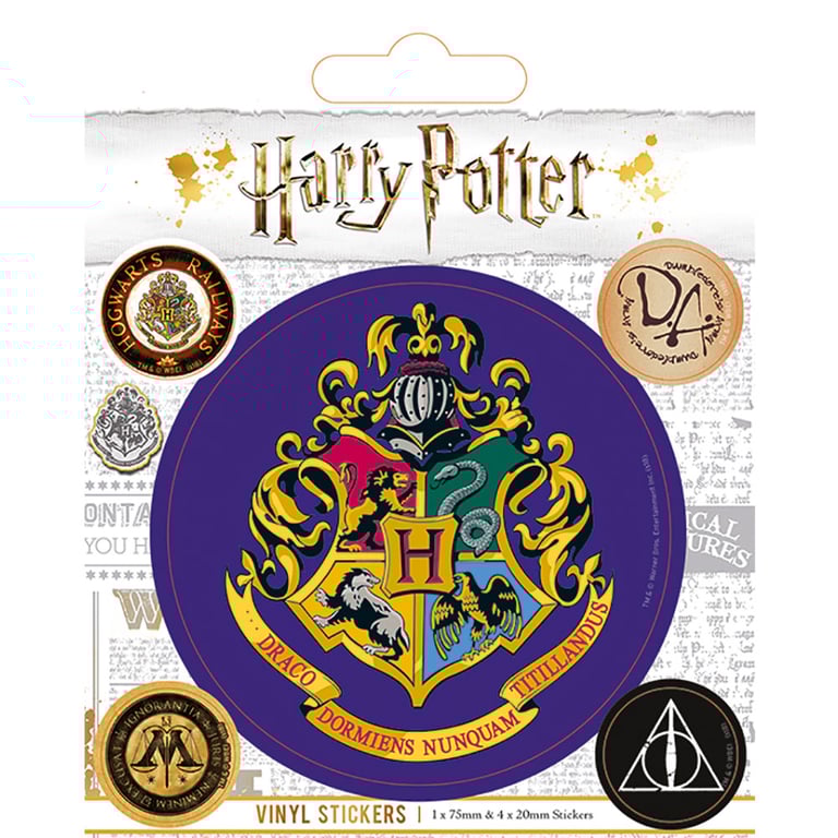 Harry Potter Hogwarts Vinyl Stickers - High Quality Self Adhesive Wizardry Decals