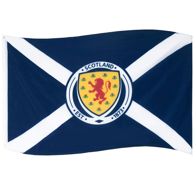 Scottish FA 100 Polyester Large Flag for Walls