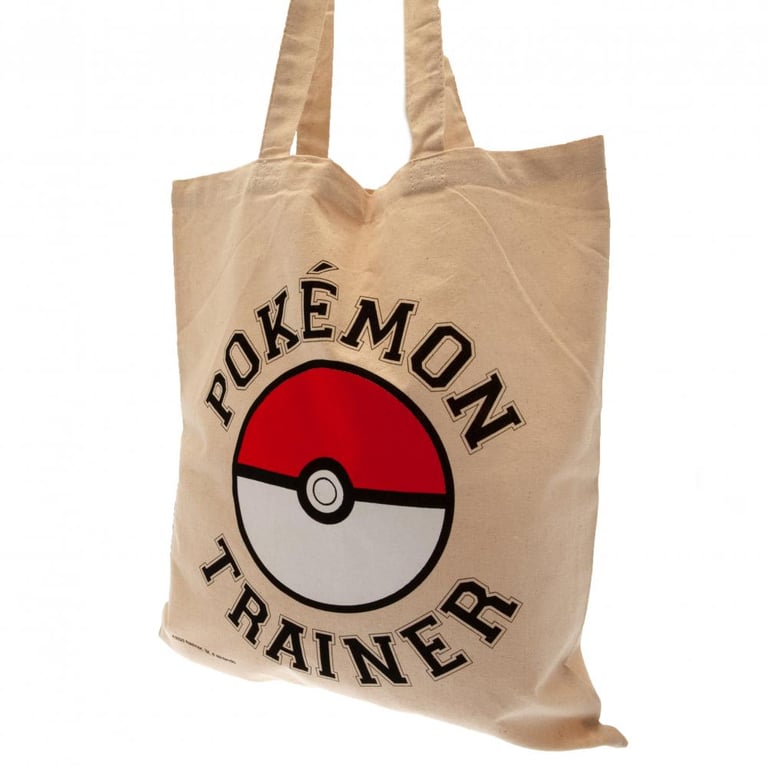 Pokemon Canvas Trainer Tote Bag - 100 Cotton Canvas Material