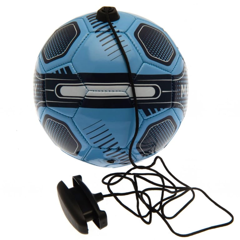 Manchester City FC Size 2 Skills Trainer - Close Control and Passing Aid Ball
