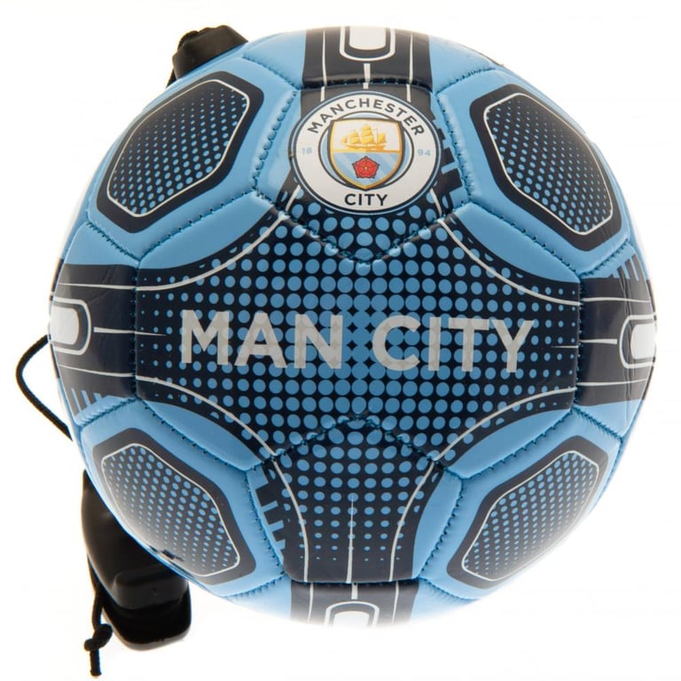 Manchester City FC Size 2 Skills Trainer - Close Control and Passing Aid Ball