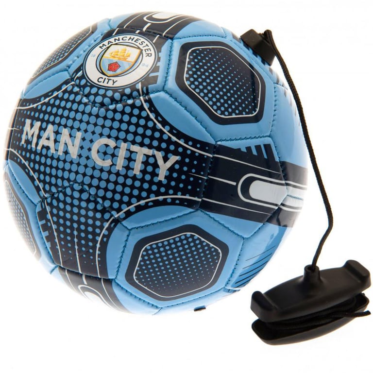 Manchester City FC Size 2 Skills Trainer - Close Control and Passing Aid Ball