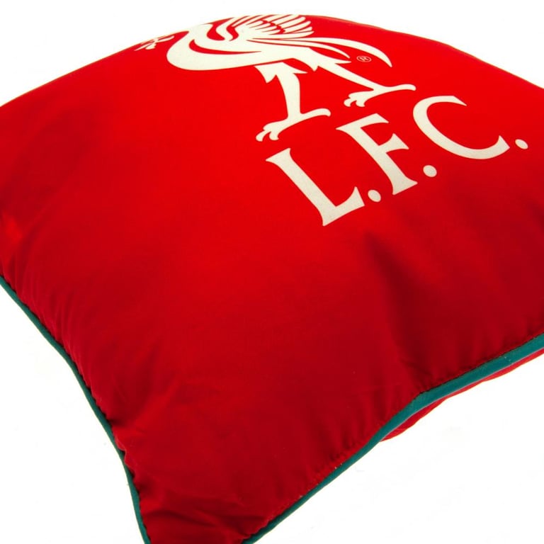Liverpool FC YNWA 100 Polyester Cushion - Red Club Crest Home Decor