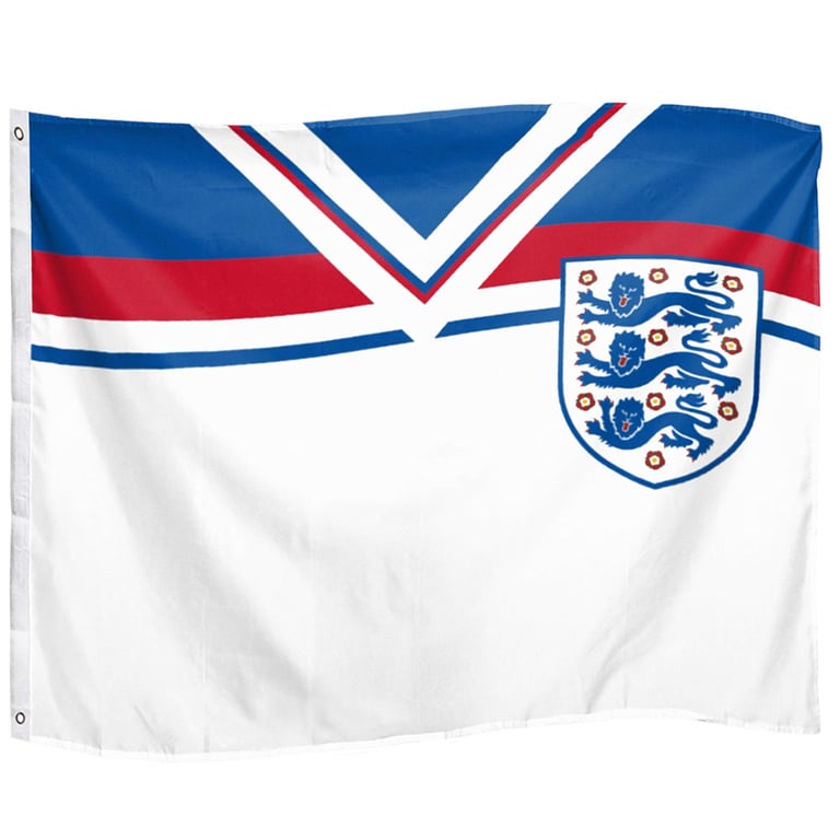 England FA 1982 Retro Giant Polyester Flag - Official World Cup Design Wall Hanging
