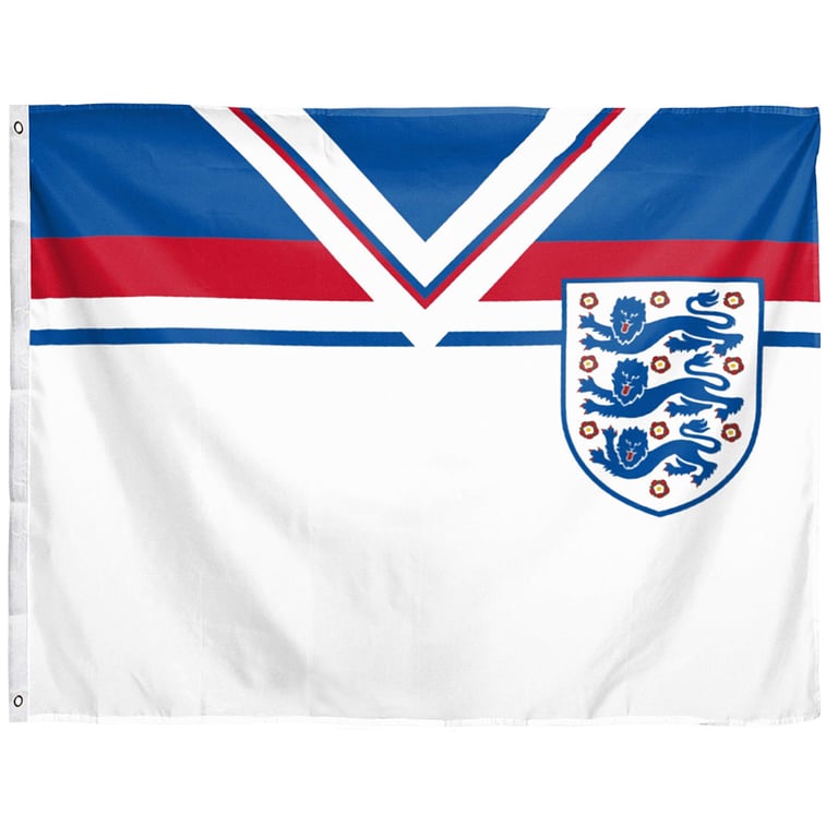 England FA 1982 Retro Giant Polyester Flag - Official World Cup Design Wall Hanging