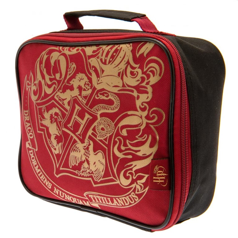Harry Potter Gold Crest Insulated Lunch Bag - Spacious and Durable Design