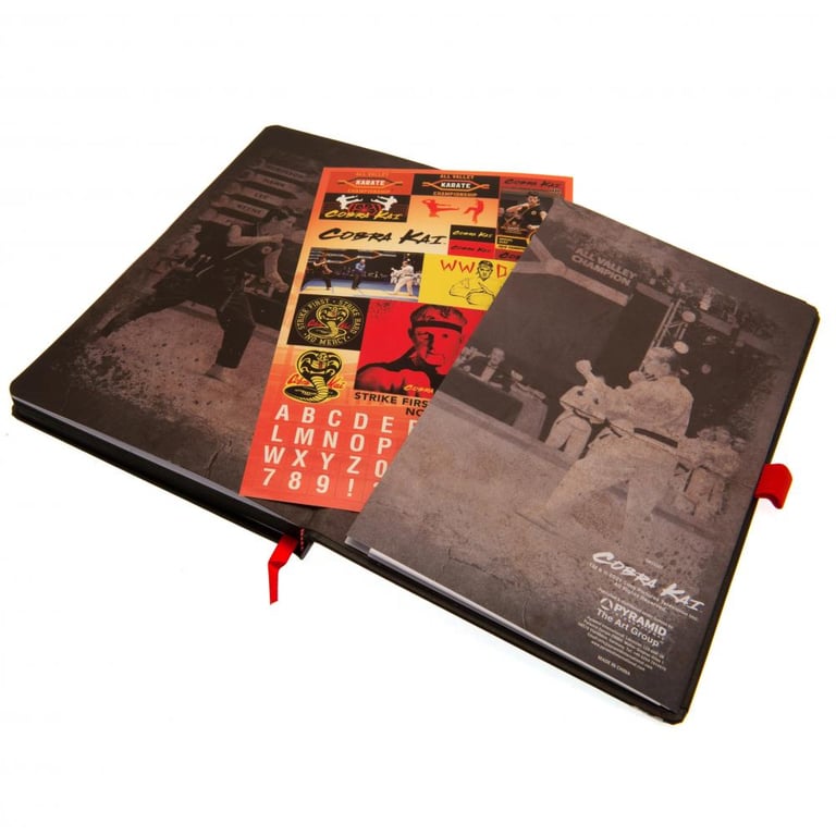 Cobra Kai Premium Retro VHS Notebook - Lined Pages & Classic TV Series Design