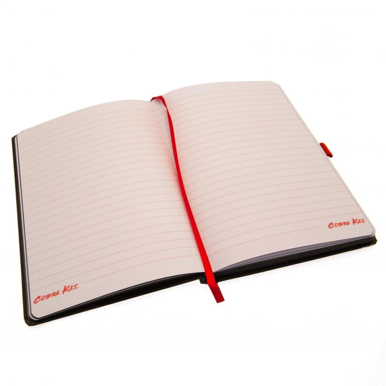 Cobra Kai Premium Retro VHS Notebook - Lined Pages & Classic TV Series Design