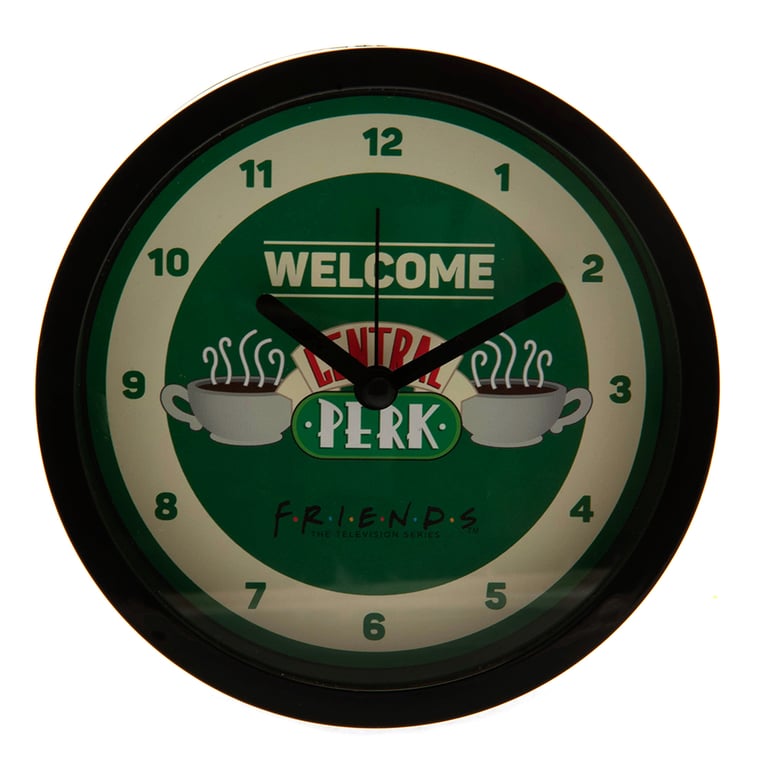 Central Perk Friends Modern Desk Clock with Alarm Function and Quartz Movement