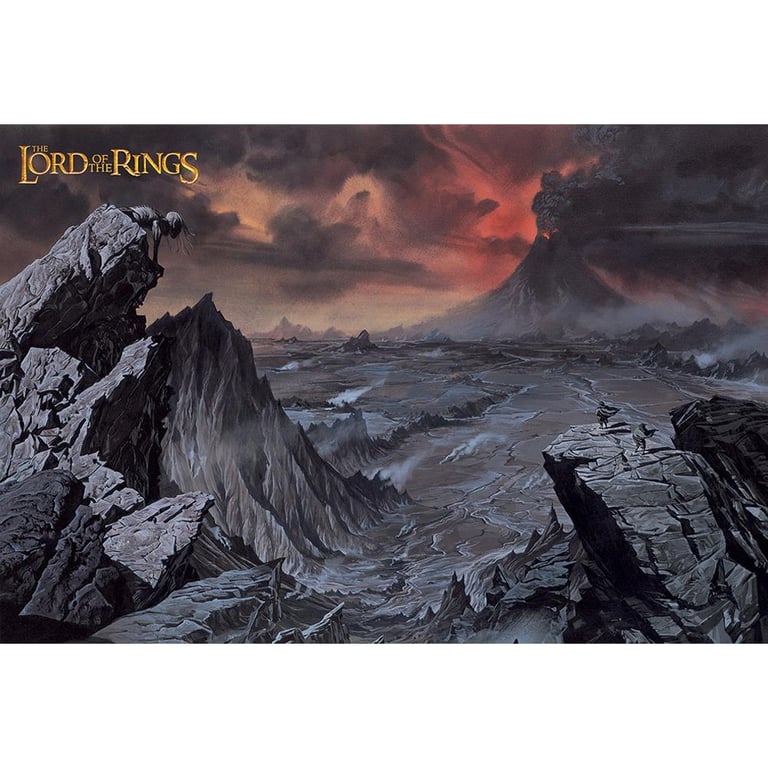 Lord of the Rings Mount Doom High Resolution Rolled Poster - 150gsm Gloss Paper