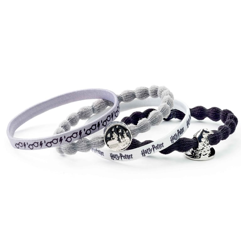 Harry Potter Premium Hair Accessories Set - Hogwarts Charm Hair Ties & Wizarding World Bands