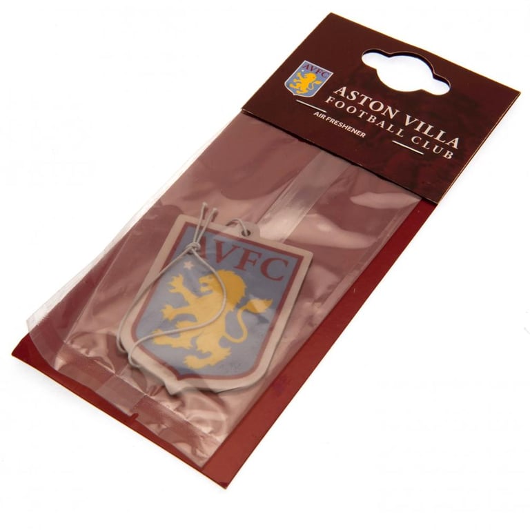 Aston Villa FC Long Lasting Air Freshener - Vibrant Crest Scented Home Fragrance